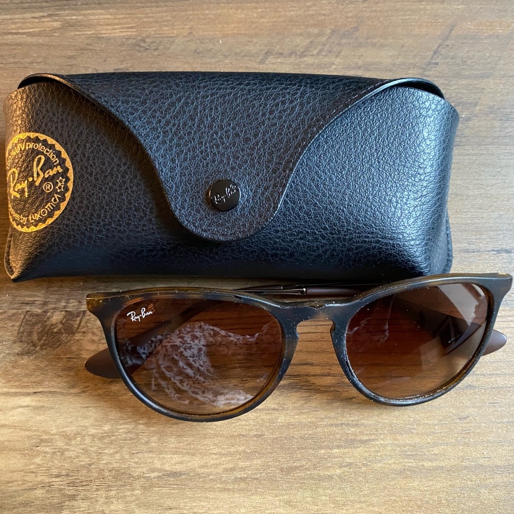 Ray-Ban Erika tortoiseshell sunglasses